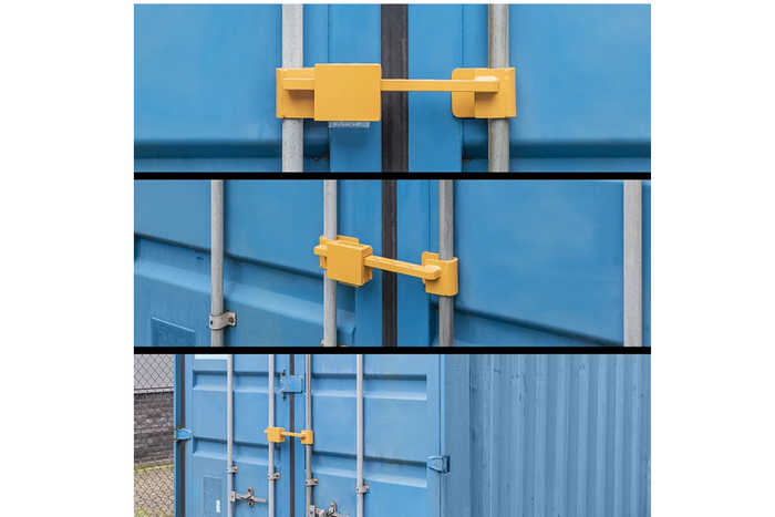 Tyverisikring for containerhenger ProPlus 381341V01 justerbar lås 23-42cm