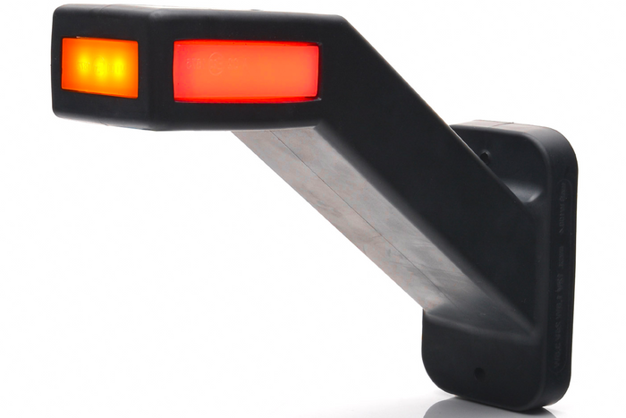 WAŚ 1448 L LED venstre markeringslampe på en gummiarm
