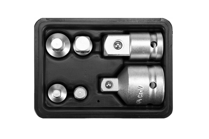 YATO YT-10671 reduksjonssett 1/2"-3/8" 6 deler.