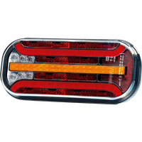 FRISTOM FT-230 LED bajonett baklykt, 6 funksjoner, universal