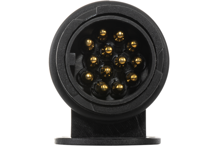 MANTES elektrisk installasjon, tilhenger trekkvogn sele, 7 m, 13 PIN støpsel, 2x 5 PIN bajonetter