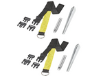 Sett med to ProPlus 361728 stormstropper for markiser og markiser 2x3m