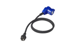 Adapter med Schuko-plugg og CEE-vinklet kontakt + Schuko-kontakt 16A ProPlus 373528DE kabel 150 cm