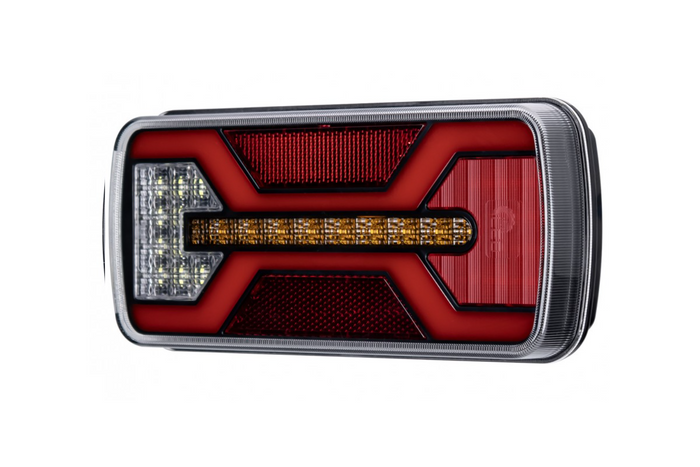 KAMAR X-SPIDER L2425 LED baklys 5 funksjoner universal