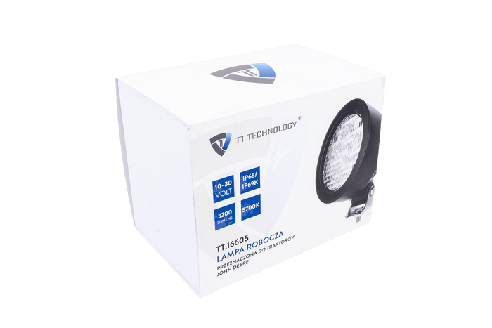 LED-arbeidslampereflektor TT Technology TT.16605 4xLED 3200lm svart for John Deere