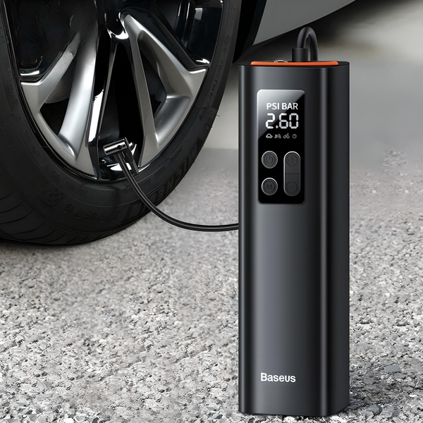 Minikompressor BASEUS Mini Inflatorpumpe universal bilpumpe 12V