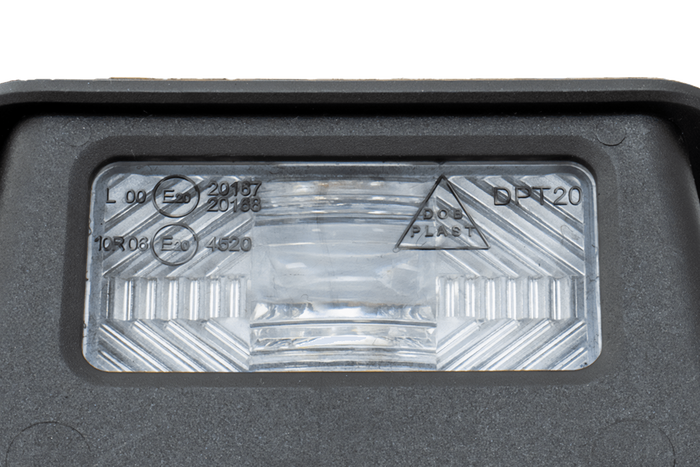 DOBPLAST DPT20 LED nummerskiltlampe med 0,5 m kabel