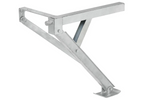 ProPlus 361510V01 uttrekkbar hjørnestøtte venstre foran/høyre bak på tilhenger 600 kg 460 mm