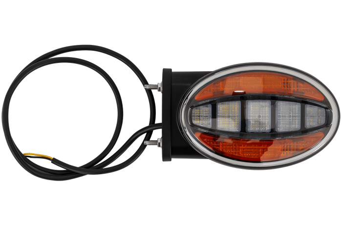 FRISTOM FT-356 LED IND universal frontlampe med sidemonteringsbrakett