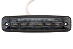 FRISTOM FT-079 LED MØRK markeringslampe, universal hvit
