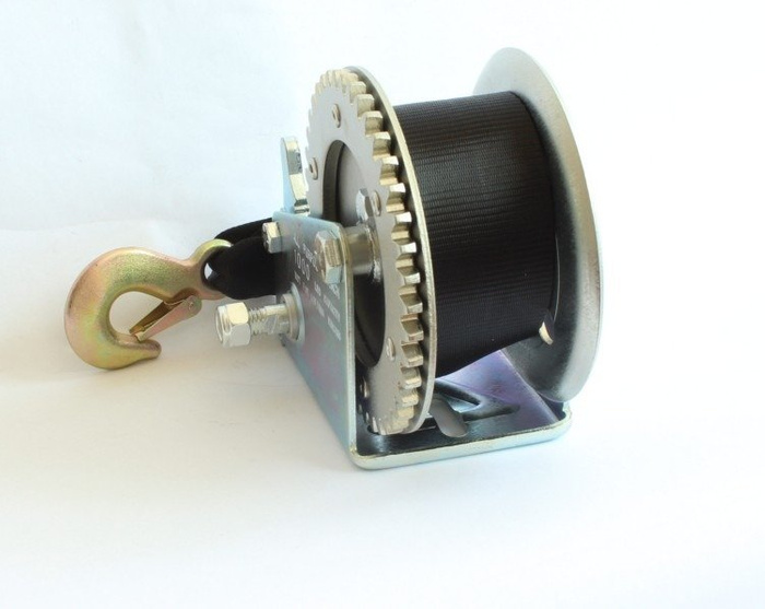 450 kg båthengervinsj med belte uten Knott-hus