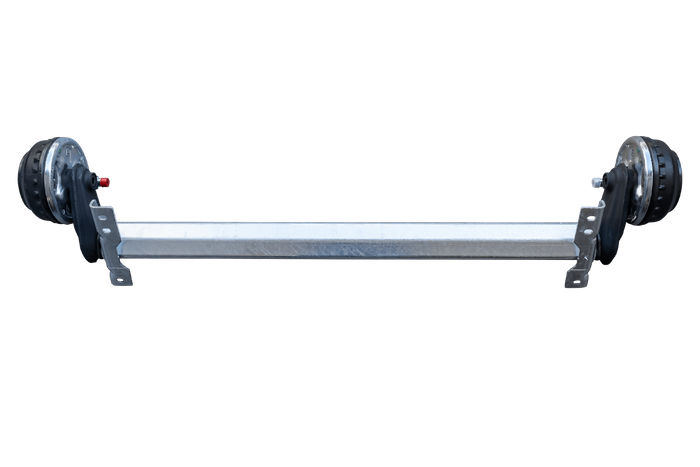 AL-KO COMPACT bremseaksel for tilhenger / bergingsbil 1350kg 1200mm 1650mm 4x100