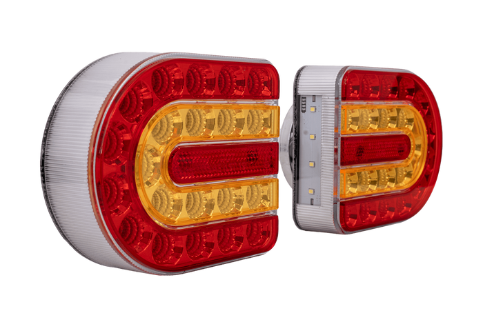 SPAREX CONNIX S.130977 LED-baklys 4 funksjoner venstre+høyre, trådløs, magnetisk