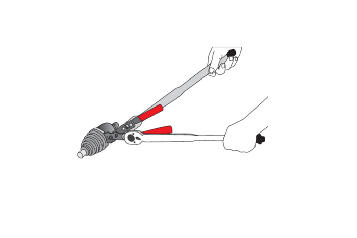 YATO YT-0606 Klemtang for skjøtemansjetter 235 mm