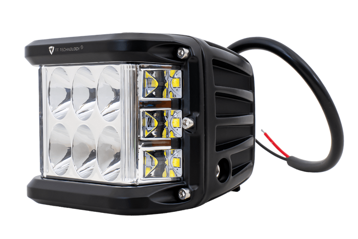 Sett med to LED-arbeidslamper, reflektor TT TECHNOLOGY TT.13209 12xLED 2200lm