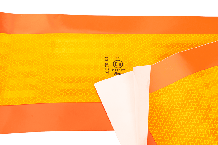 Reflekterende klistremerker korte HILLS kjøretøymerkeplater lange 565x196mm venstre+høyre