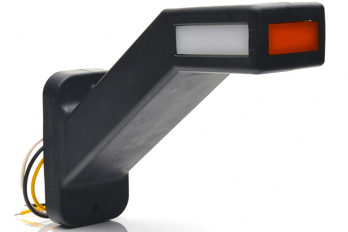 WAŚ 1448 P LED høyre markeringslampe på en gummiarm