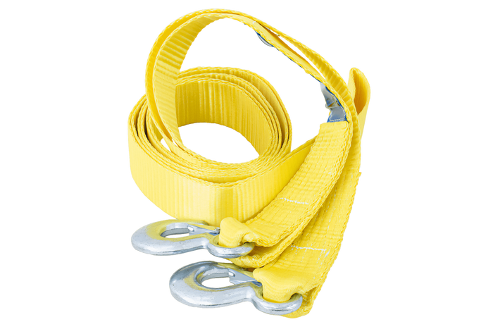 Slepetau med kroker UNITRAILER slepestropp 4,5m/50mm/5t gul