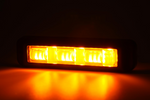 Varsellampe WAŚ 2466 W285 LED blinkende lampe oransje MASTER/SLAVE