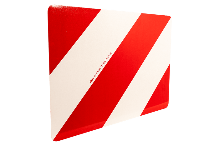 Advarselsskilt "OVERSIZED" HILLS venstre+høyre