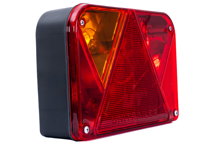 DOBPLAST DPT35 baklykt, 6 funksjoner, venstre