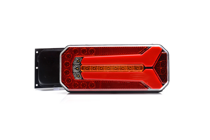 WAŚ W150DD LED-baklykt med 6 funksjoner, universal