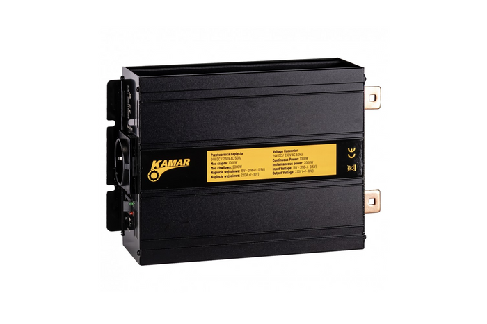 Spenningsomformer 24V/230V (1000/2000W) KAMAR E1927