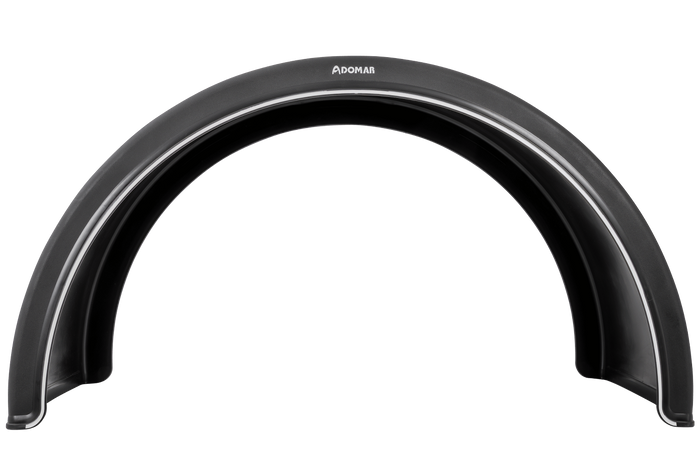 Dobbelskjerm for tilhenger 20-24,5" DOMAR DK1685 hjulbue 1340/670 mm