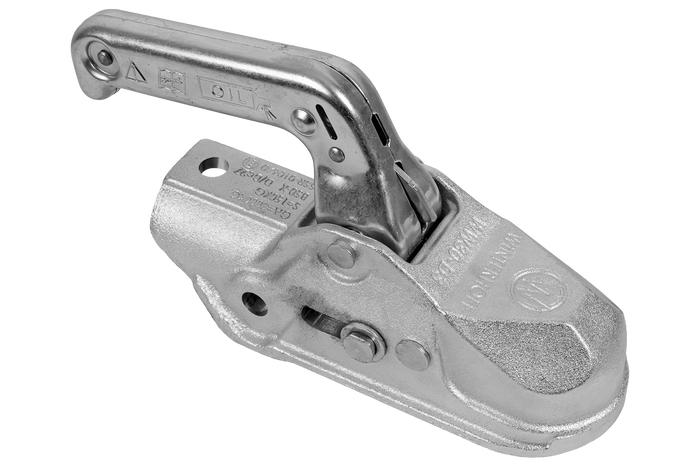 WINTERHOFF WW 30-D3-K1212 kulekobling for 3000 kg tilhenger med 50-51 mm rørdrag, støpejern