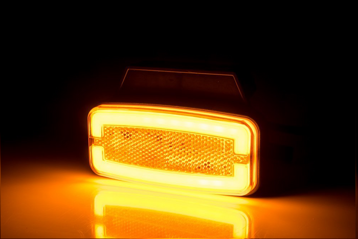 HORPOL LD 2765 LED-markeringslampe, oransje, universal, med holder