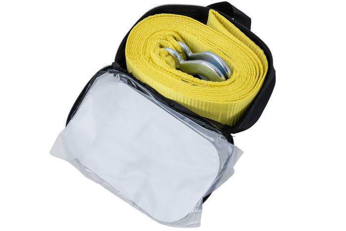 Slepetau med kroker UNITRAILER slepestropp 5m/50mm/4t gul