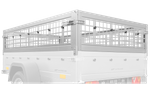 Nettingsider for UNITRAILER GARDEN TRAILER 201 KIPP tilhenger