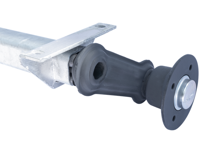 KNOTT VG7-L ubremset aksel for tilhenger 750kg 1125mm 1615mm 4x100