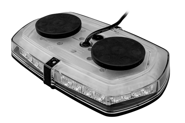 Advarsel LED-stråle 237x145 R10 R65 magnet BLK0031