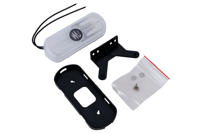 WAŚ W240 1600 LED hvit universalmarkeringslampe med holder