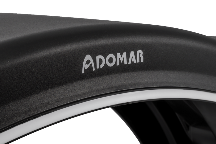 Dobbelskjerm for tilhenger 19,5-22,5" DOMAR DK1670 hjulbue 1280/650 mm