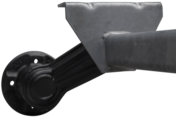 KNOTT VG7-L ubremset aksel for UNITRAILER henger 750kg 1505mm 1805mm 4x100