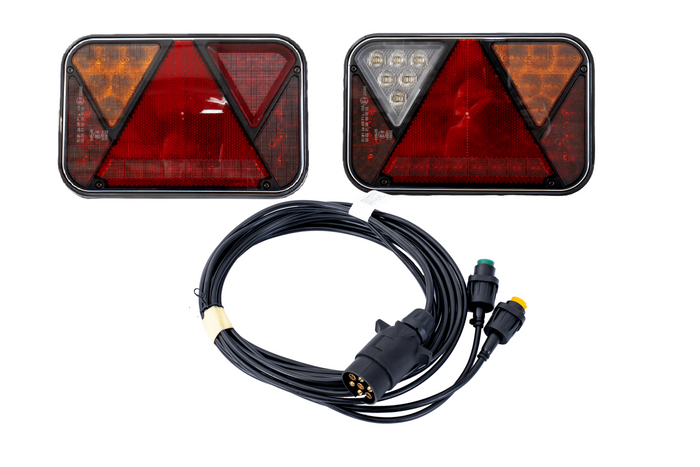 FRISTOM FT-270 LED-baklys + MANTES-sele 4,1m 7-PIN.