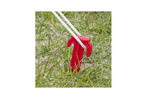 Sett med seks ProPlus teltplugger 364824 plastplugger for feste av barduner 19 cm