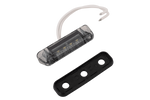 FRISTOM FT-081 LED MØRK markeringslampe, universal hvit