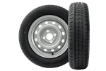Sett med to hjul for tilhenger LINGLONG DEKK 155/70 R13 75N UNITRAILER FELG 4Jx13"H2 4x100 ET:30