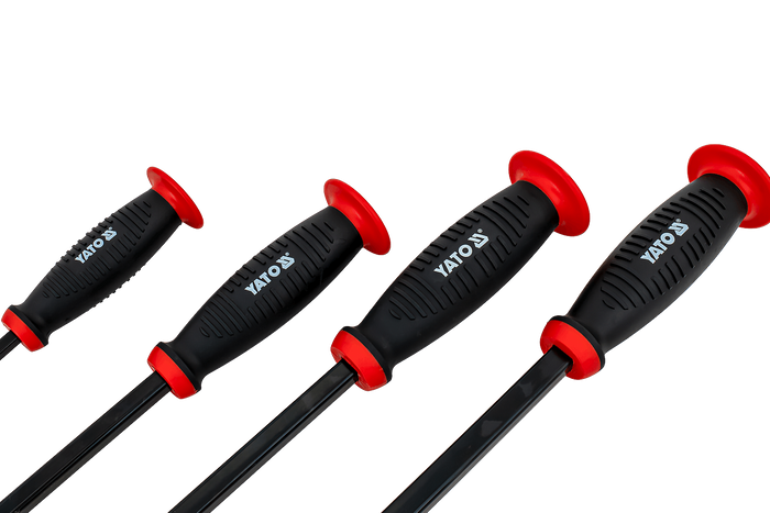 YATO YT-4730 brekkjern med håndtak, sett med 4.
