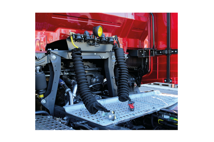 LAMPA Truck-Tights spiralkabelbeskyttelse 97173 fleksibel hylse svart 220 cm dia. 11 cm