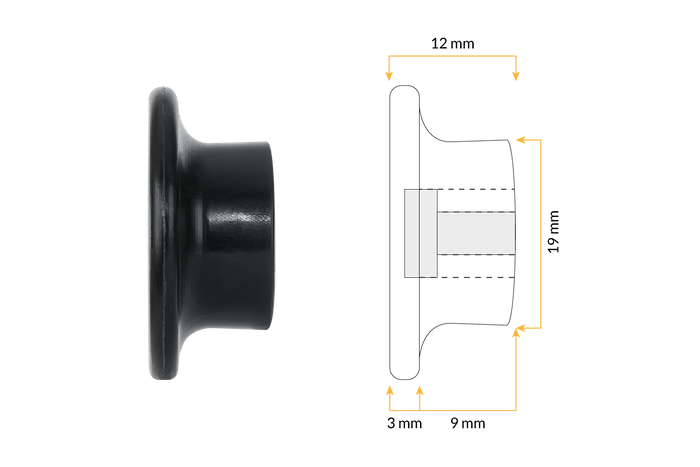 Plast tilhenger siderulle - TULPLAST