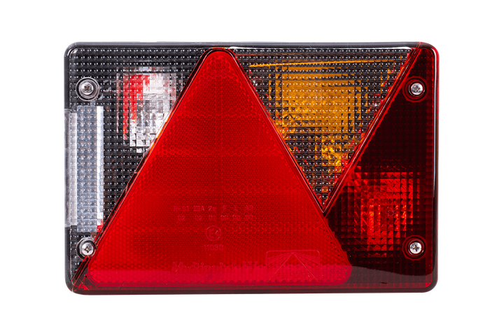 ASPÖCK Multipoint IV baklykt, 6 funksjoner, høyre