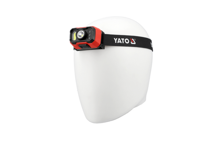 YATO YT-085942 LED-hodelykt med bevegelsessensor 1000 lm