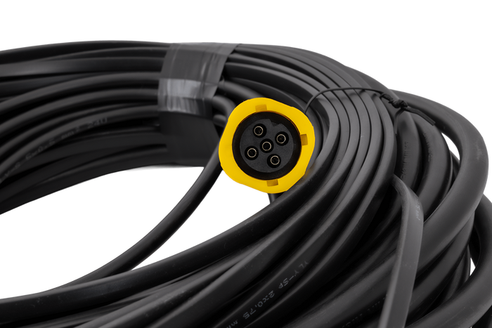 MANTES elektrisk installasjon, båthengerledningsnett, 11,67 m, 13-pins plugg, 2x 5-pins bajonetter