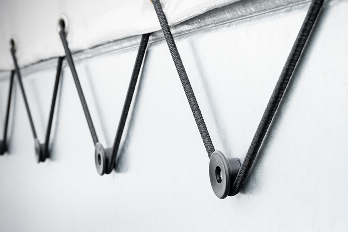 TULPLAST tilhengerhjul for feste av presenninger, nett og andre trekk, sett med 18 stk.