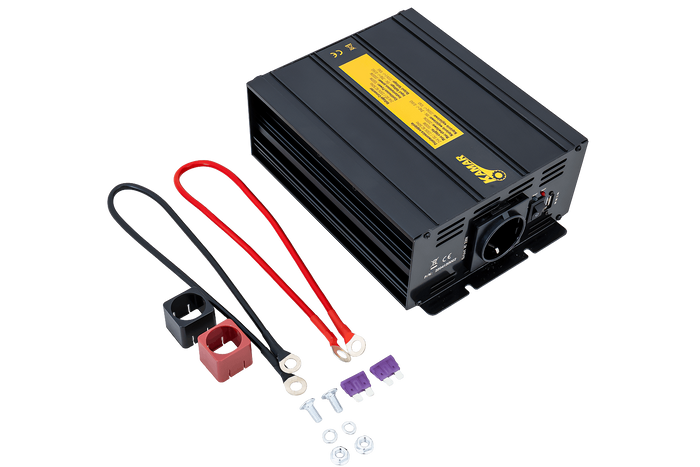 Spenningsomformer 24V/230V (1000/2000W) KAMAR E1927