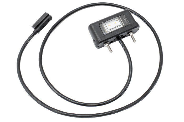 WAŚ W52 LED-nummerskiltlampe med en 1m kabel og Click-In-kontakt